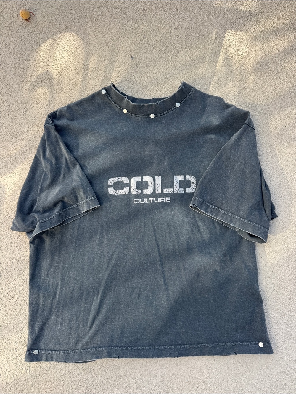 Cold Culture Kids' Washed Black Graphic Tee